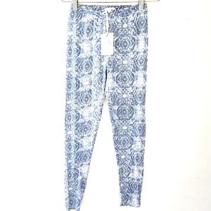 NWT JESSICA SIMPSON girls china blue tile pants